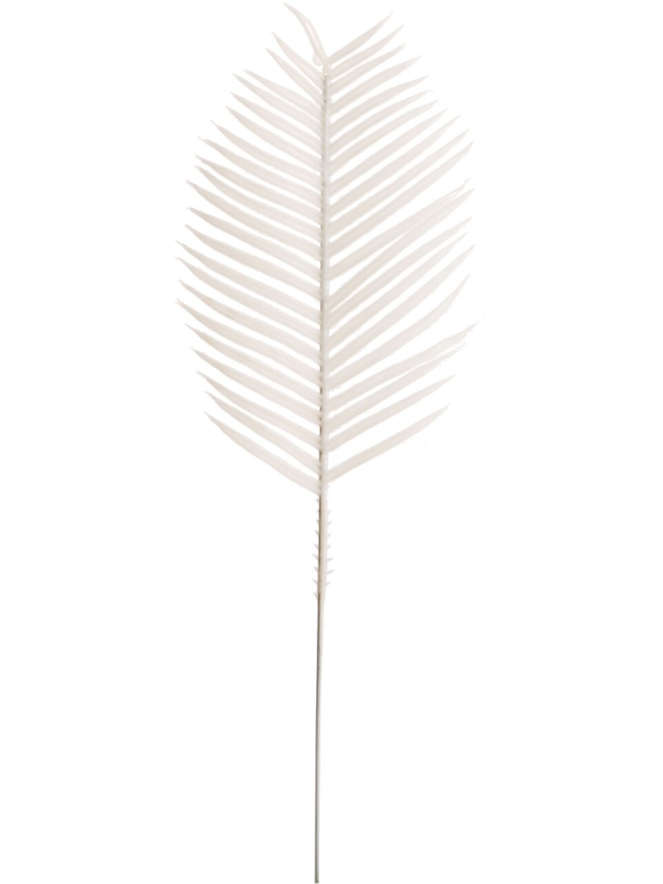 Set of 5 Elegant White 5" Cycus Plants - Chic and Versatile Indoor Décor, Miniature Botanical Delights for Home and Office Spaces, Floral Home by Artificial Flowers